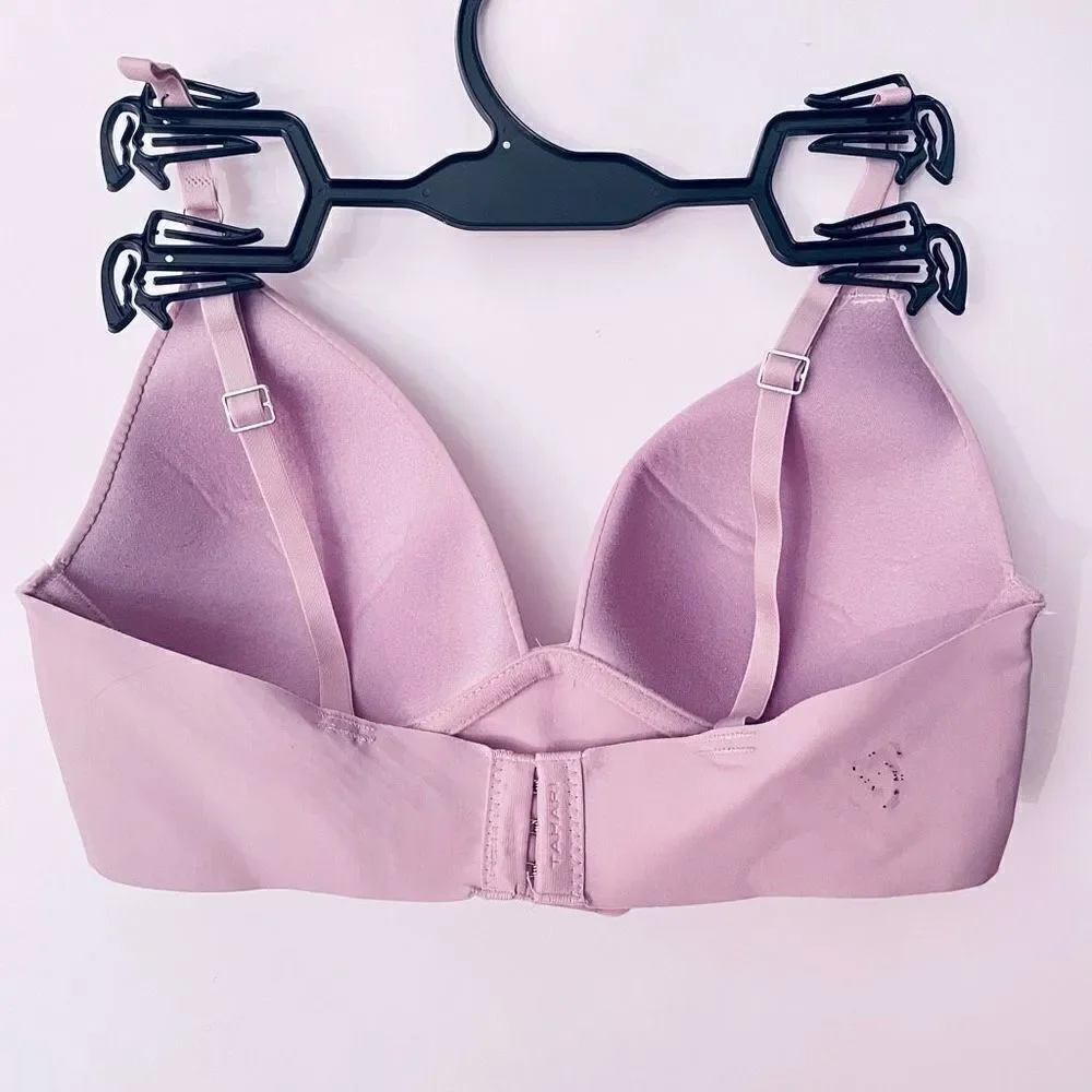 NWT Pack of 2 Tahari Gorgeous Wire Free Smooth Comfort Lilac Purple/Tie Dye Bras